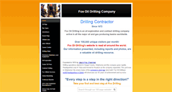 Desktop Screenshot of foxoildrilling.com